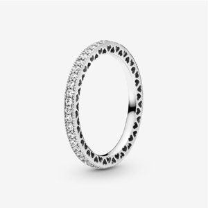 Pandora Sparkle & Hearts Ring